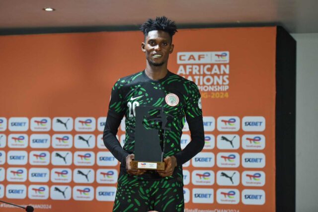 CHAN 2024: Oyowah ‘proud’ to win MOTM in Nigeria’s win over Congo || Peakvibez.com